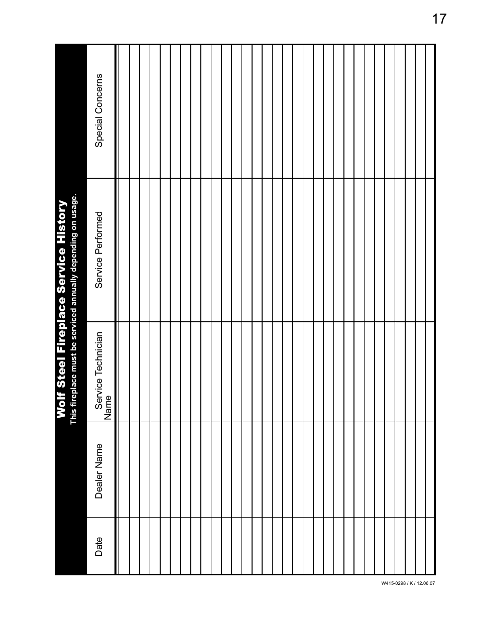 Continental CVF36P User Manual | Page 17 / 18