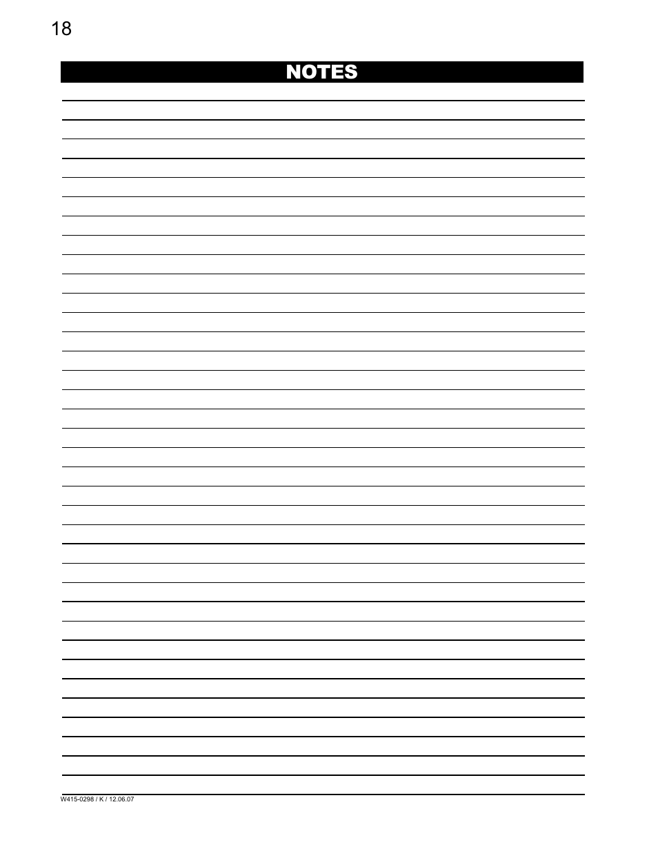 Continental CVF36P User Manual | Page 18 / 18