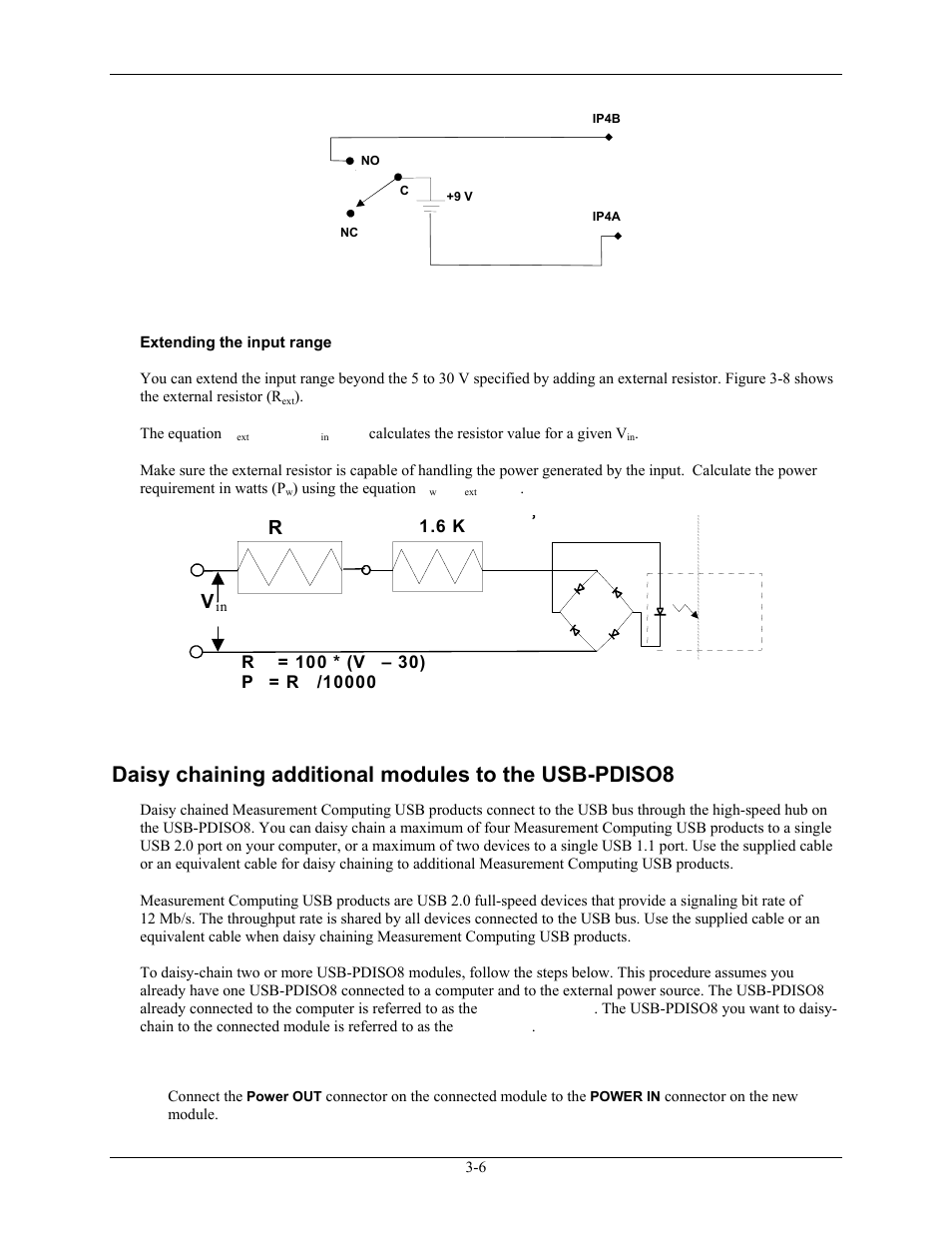 Extending the input range, Figure 3-7 | Measurement Computing USB-PDISO8 User Manual | Page 16 / 23