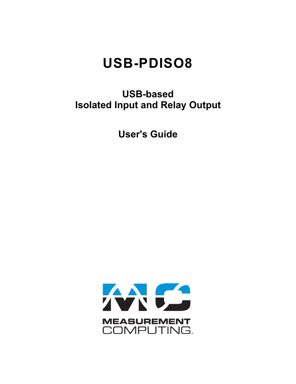 Usb-pdiso8 | Measurement Computing USB-PDISO8 User Manual | Page 2 / 23