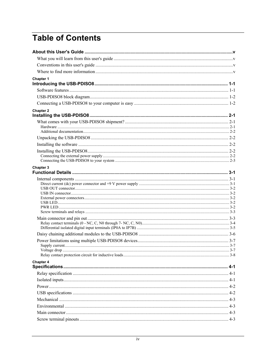Measurement Computing USB-PDISO8 User Manual | Page 4 / 23