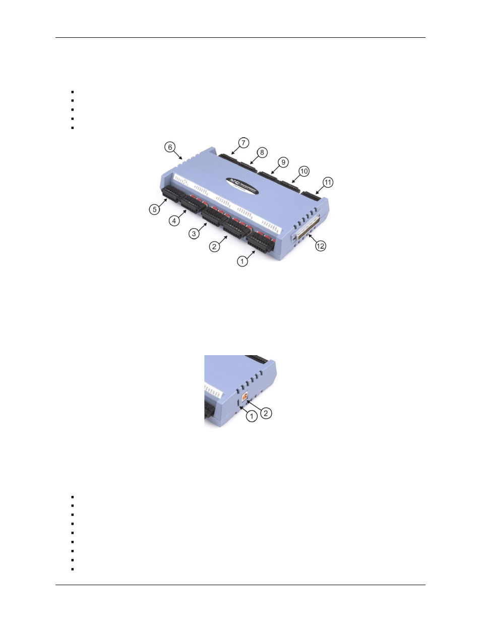 External components, Screw terminals | Measurement Computing USB-QUAD08 User Manual | Page 18 / 38