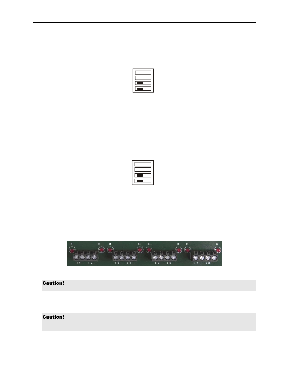 Control logic polarity switch (s2), Relay power-up state switch (s3), Screw terminals | Control logic polarity switch (s2) -3, Relay power-up state switch (s3) -3, Screw terminals -3 | Measurement Computing USB-SSR08 User Manual | Page 17 / 23