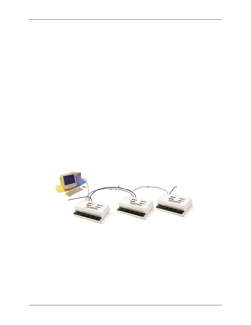 Led states, Daisy chaining multiple usb-ssr08 devices, Power limitations using multiple usb-ssr08 devices | Voltage drop, Led states -4, Daisy chaining multiple usb-ssr08 devices -4, Voltage drop -4, Ge 3-4 | Measurement Computing USB-SSR08 User Manual | Page 18 / 23