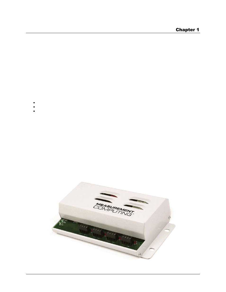 Introducing the usb-ssr08, Overview: usb-ssr08 features, Introducing the usb-ssr08 -1 | Overview: usb-ssr08 features -1 | Measurement Computing USB-SSR08 User Manual | Page 7 / 23