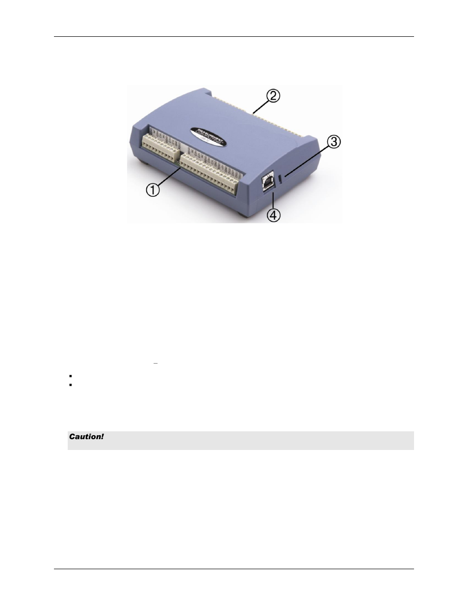 External components, Screw terminals, Usb connector | Leds, Power | Measurement Computing USB-TC-AI User Manual | Page 14 / 24