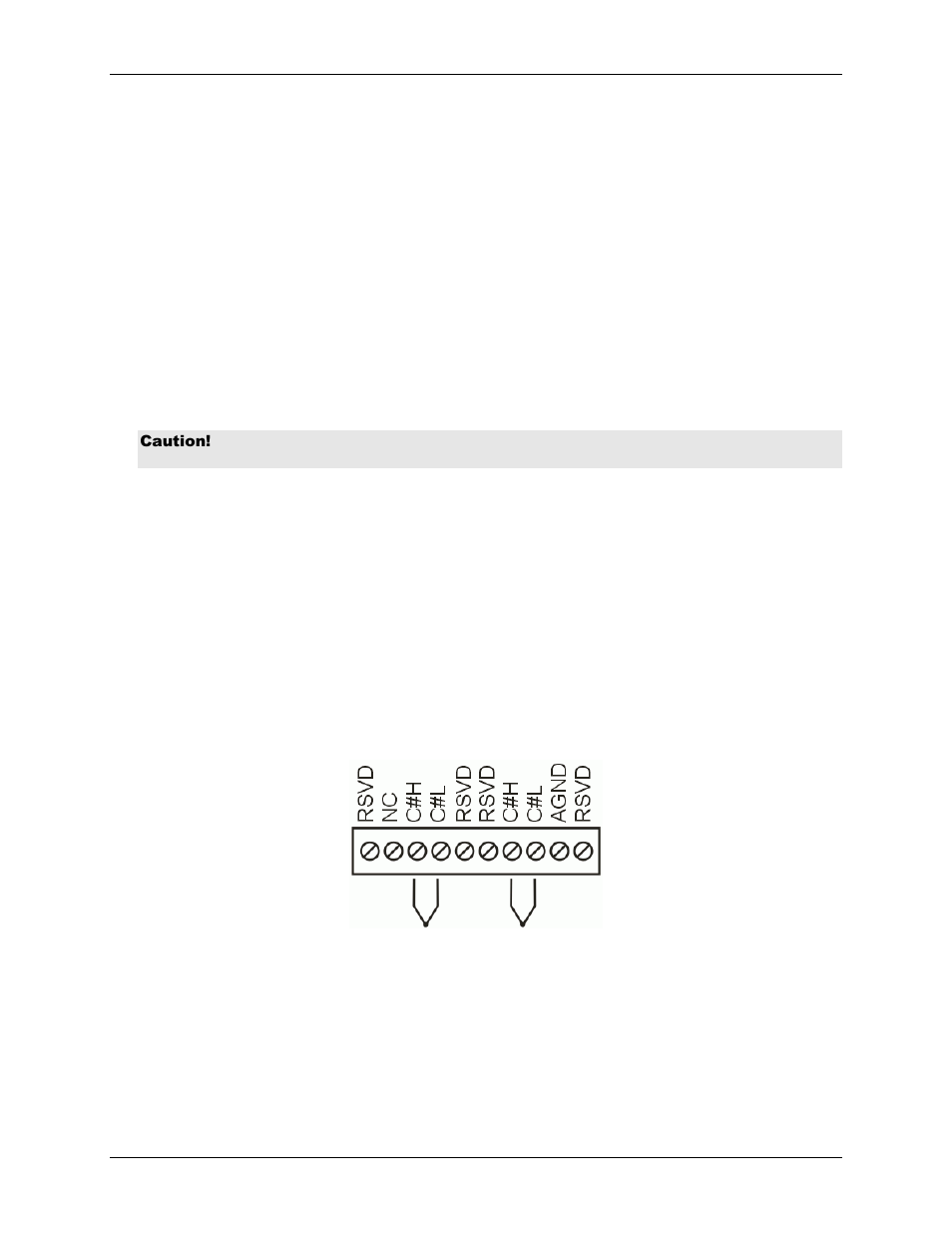 Pull-up/down terminal (pu/d), Ground terminals (agnd and gnd), Power terminal (+5v) | Thermocouple connections, Wiring configuration | Measurement Computing WEB-TC User Manual | Page 19 / 36