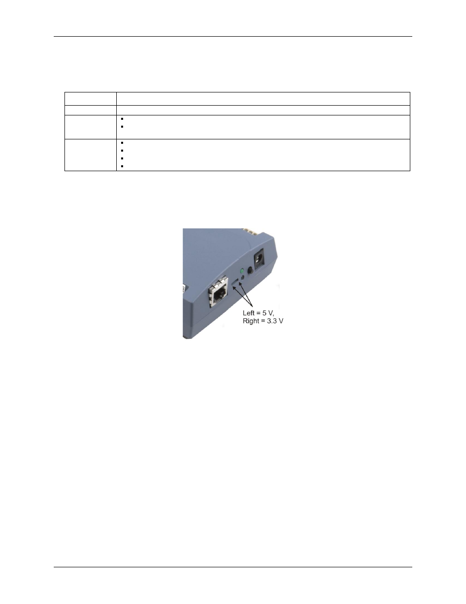 Link/activity led, Digital logic voltage switch, Factory default reset button | Measurement Computing WEB-TC User Manual | Page 23 / 36