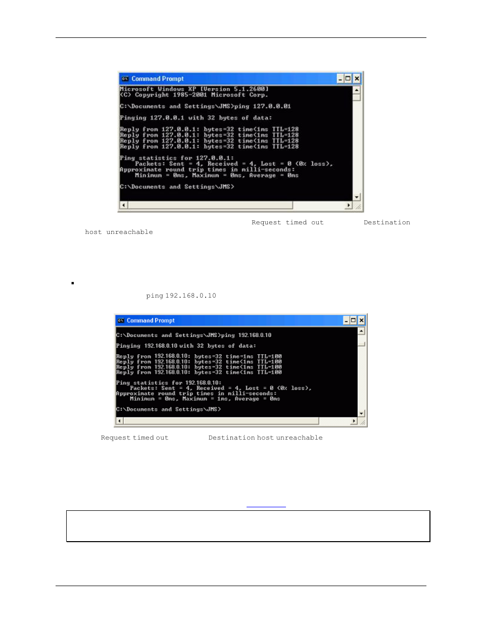Verify the network path to the web-tc | Measurement Computing WEB-TC User Manual | Page 26 / 36