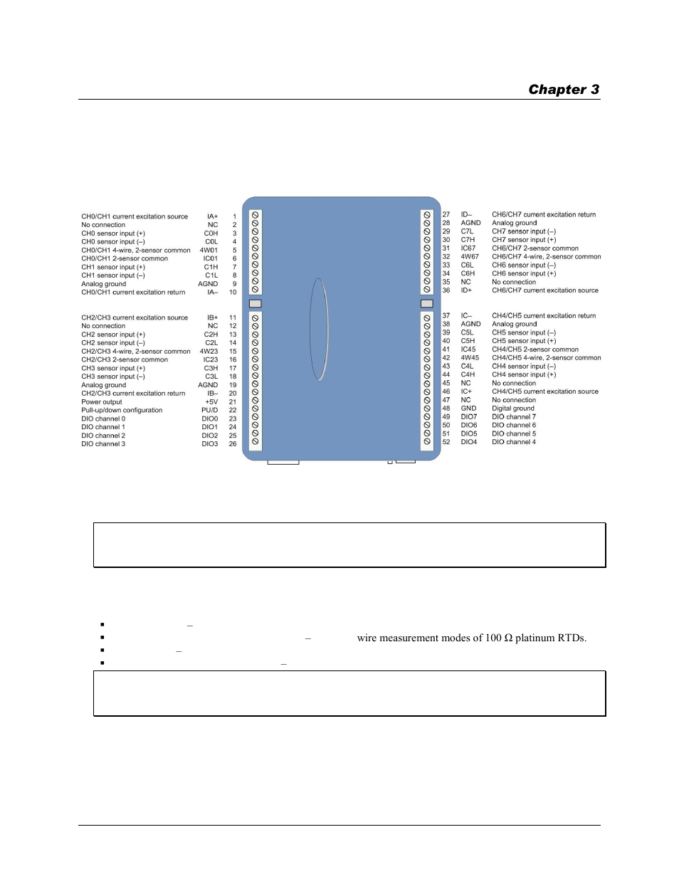 Signal connections, Screw terminal pinout, Sensor inputs | Measurement Computing WEB-TEMP User Manual | Page 15 / 40