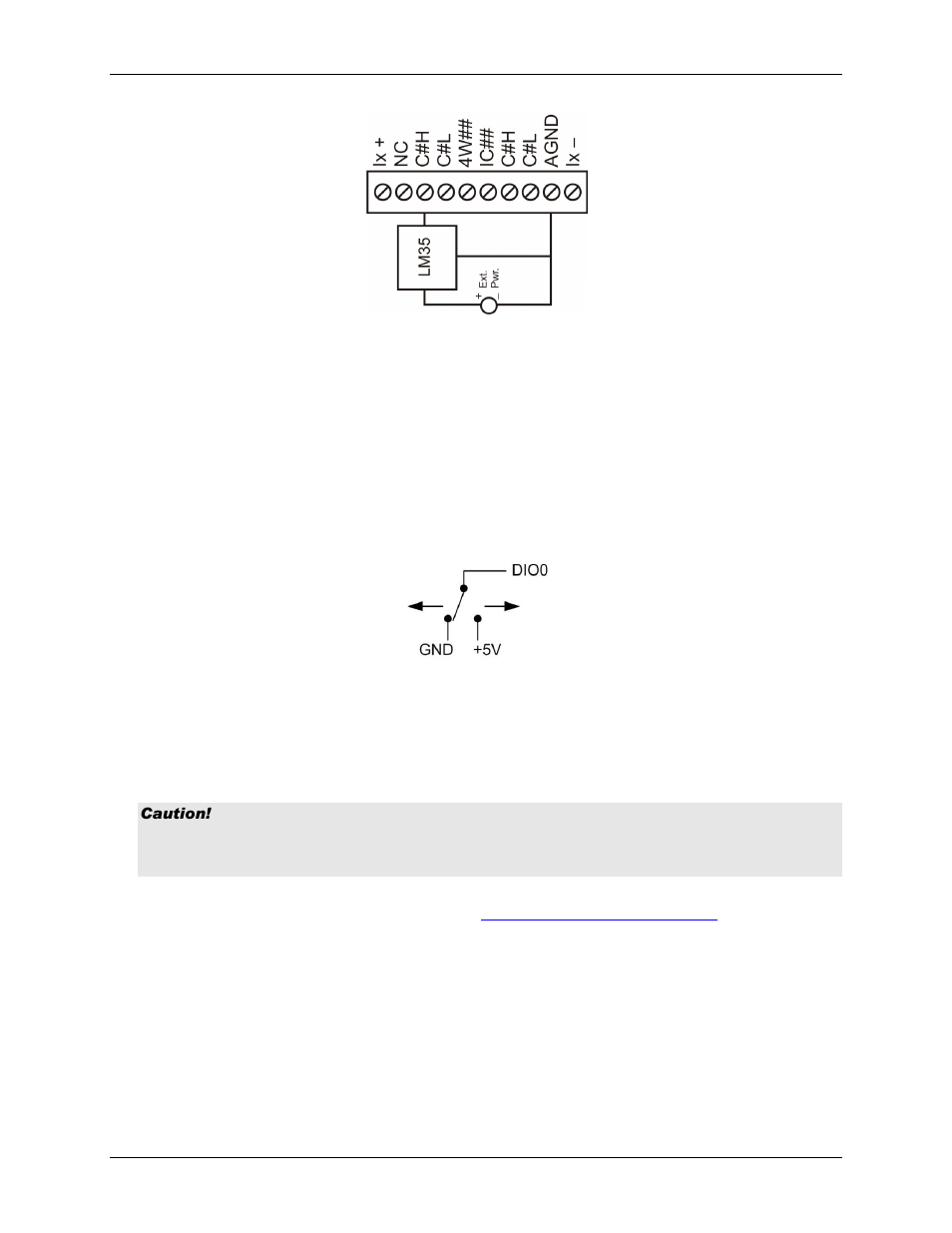 Digital i/o connections, Configuring the dio channels to generate alarms | Measurement Computing WEB-TEMP User Manual | Page 21 / 40