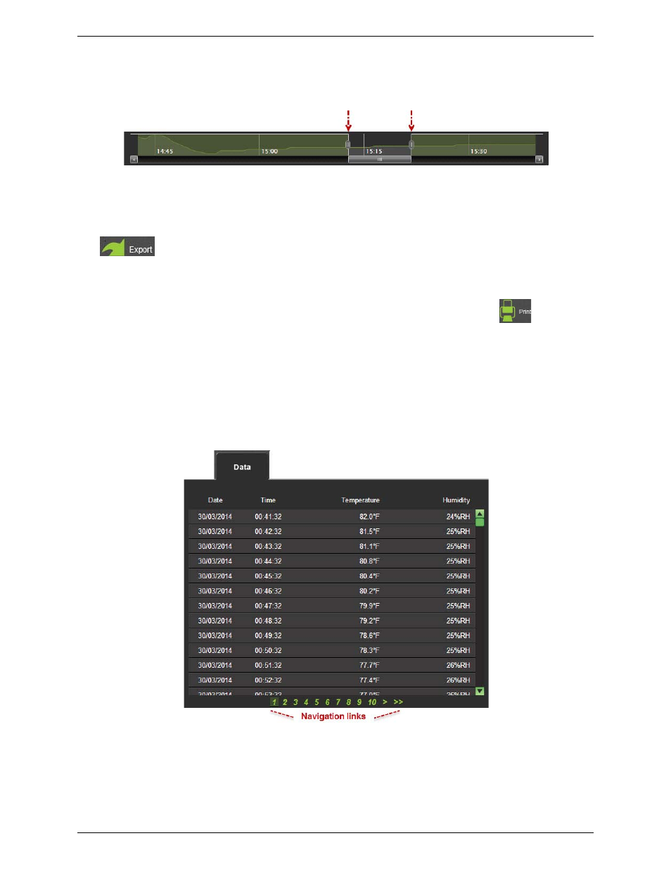 Viewing sample values | Measurement Computing WiFi-500 Sensor Series User Manual | Page 29 / 40