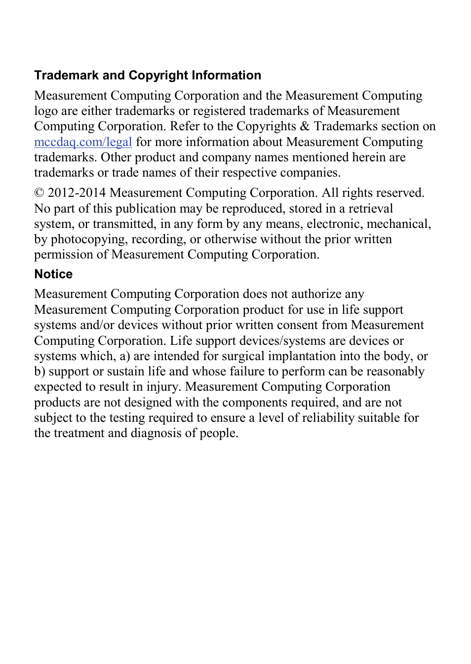 Measurement Computing WiFi-500 Sensor Series Quick Start User Manual | Page 13 / 14