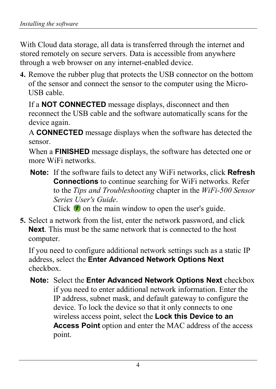 Measurement Computing WiFi-500 Sensor Series Quick Start User Manual | Page 4 / 14