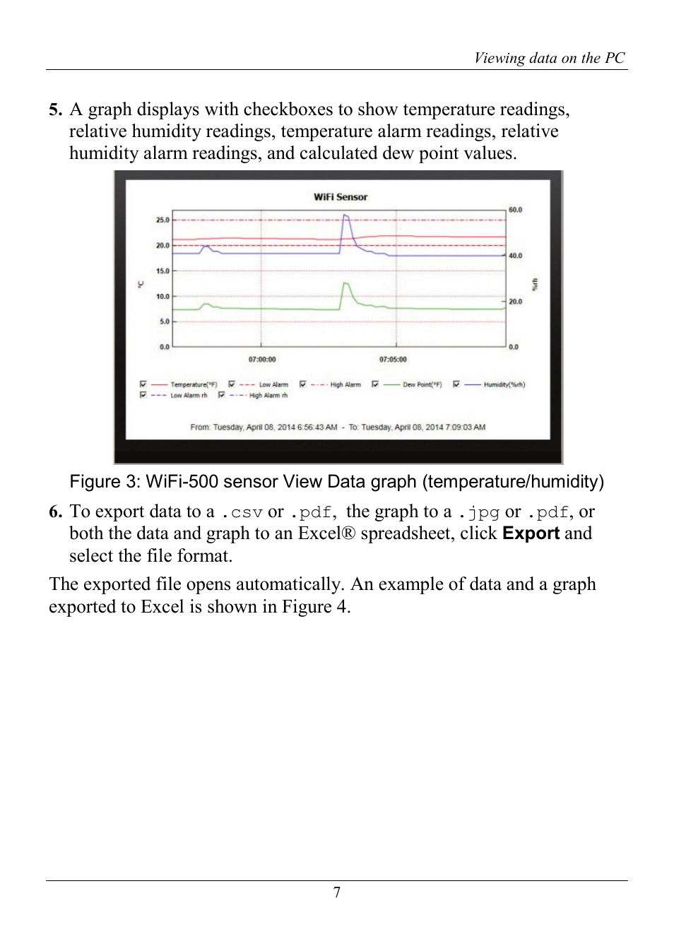 Measurement Computing WiFi-500 Sensor Series Quick Start User Manual | Page 7 / 14
