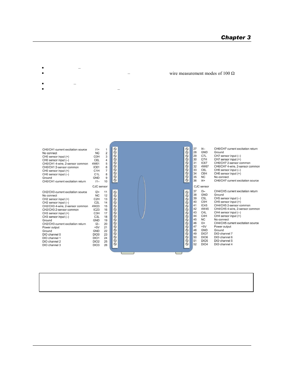 Sensor connections, Screw terminal pinout, Sensor input | Measurement Computing WLS-TEMP User Manual | Page 12 / 34