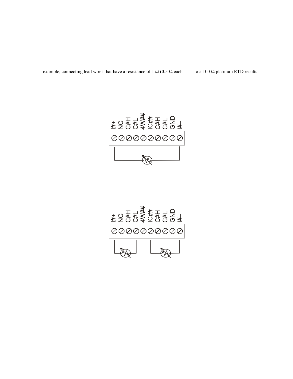 Two-wire configuration, Two-wire, single-sensor, Two-wire, two sensor | Measurement Computing WLS-TEMP User Manual | Page 15 / 34