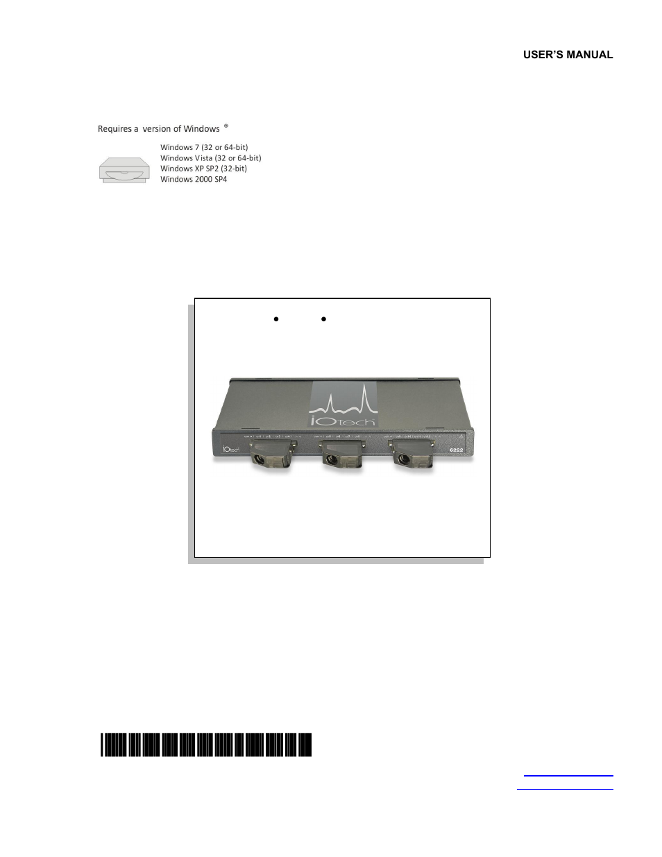 Measurement Computing 6222 User Manual | 28 pages