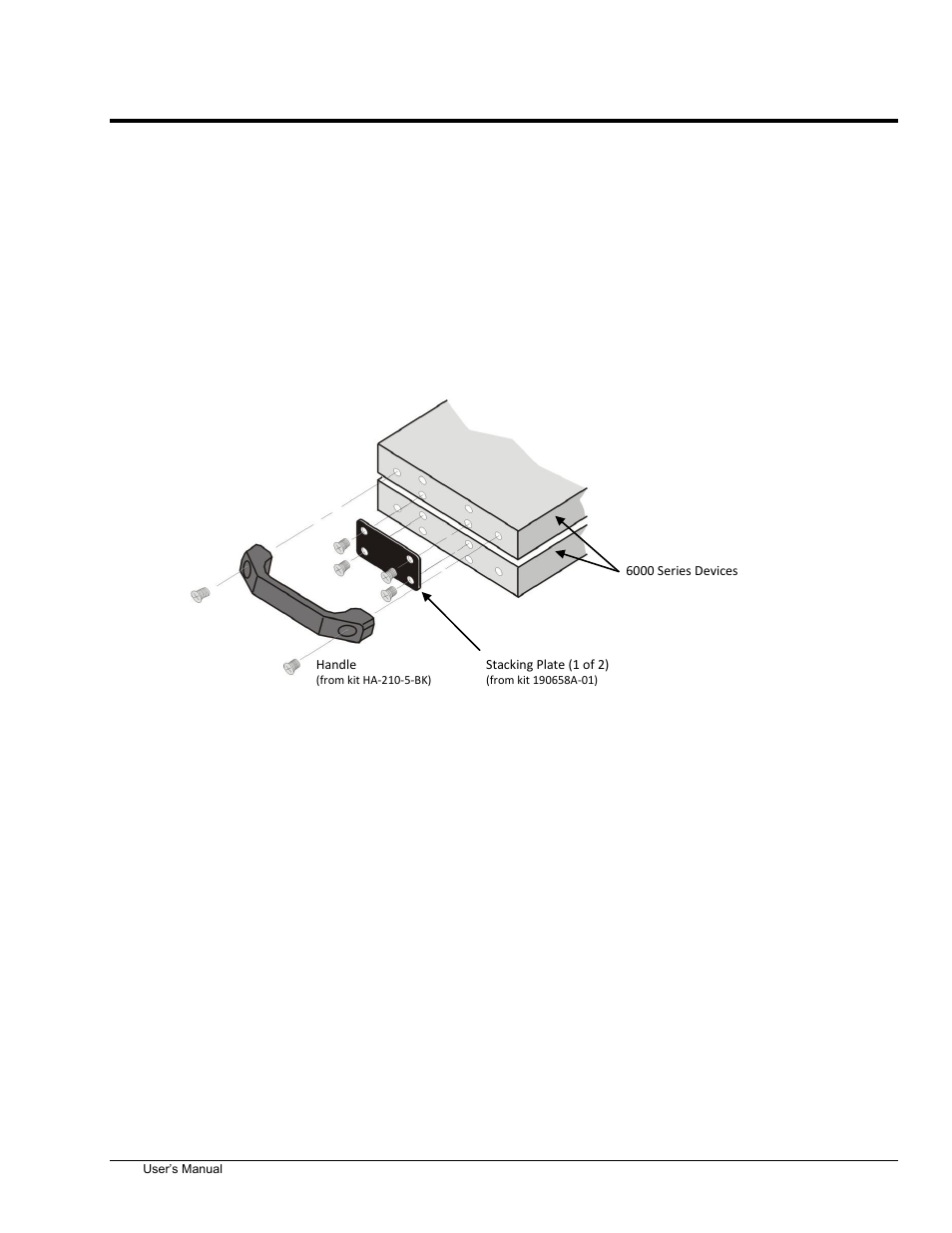 Stacking plate and handle options | Measurement Computing 6222 User Manual | Page 11 / 28