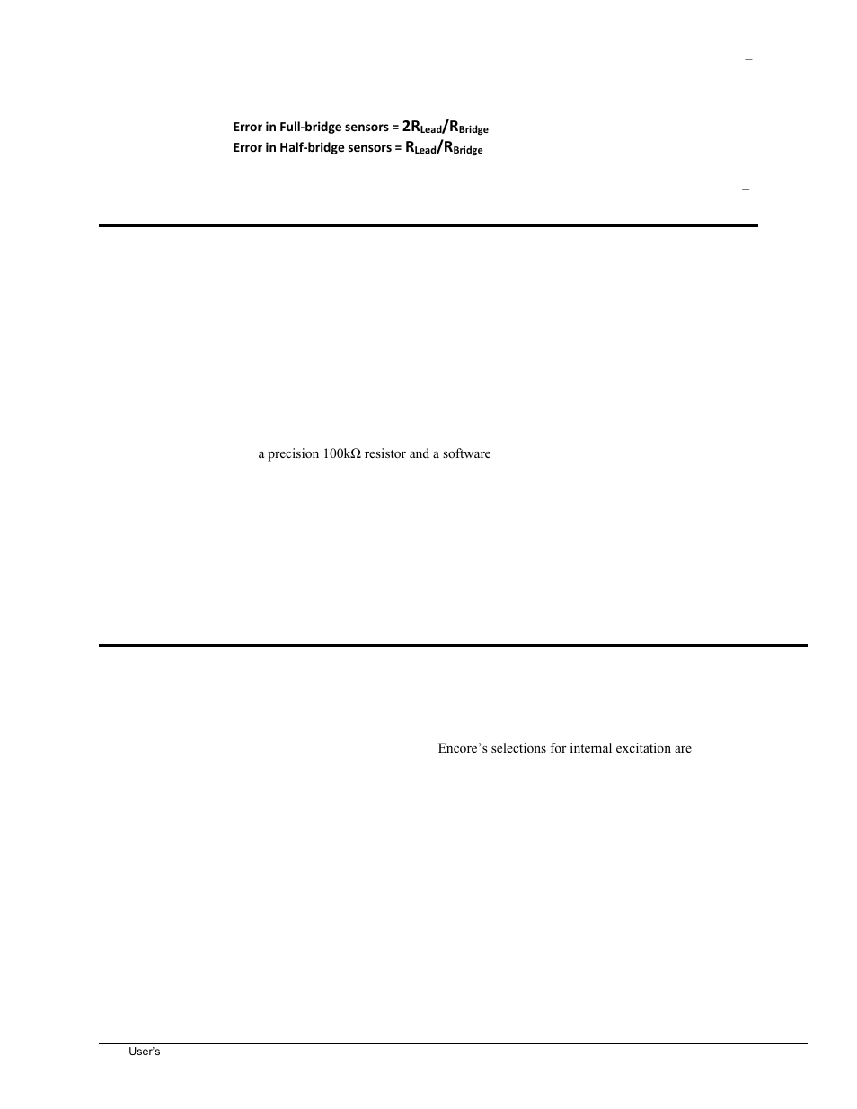 Shunt calibration, Internal excitation voltage sources | Measurement Computing 6224 User Manual | Page 17 / 42