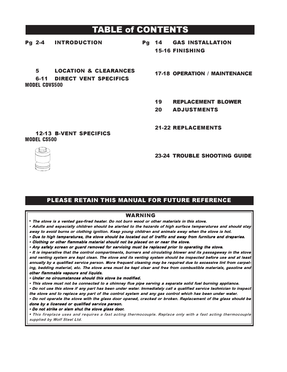Continental CDVS500-N User Manual | Page 2 / 24