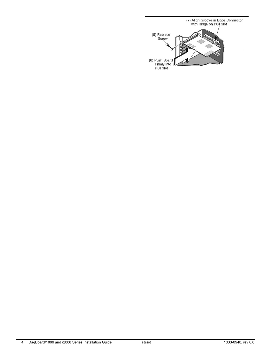 Measurement Computing DaqBoard 1000 Series User Manual | Page 14 / 88