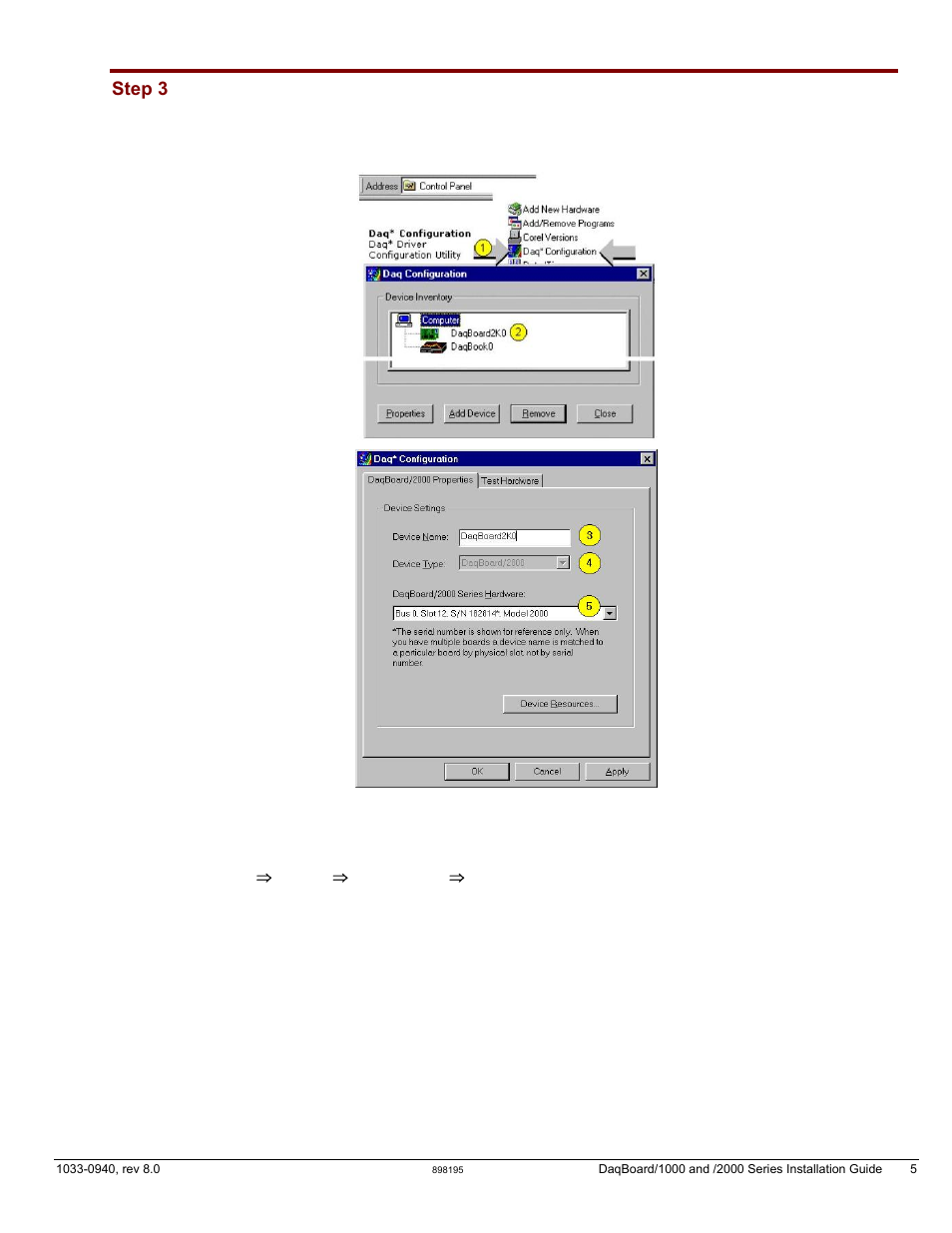 Configure boards | Measurement Computing DaqBoard 1000 Series User Manual | Page 15 / 88