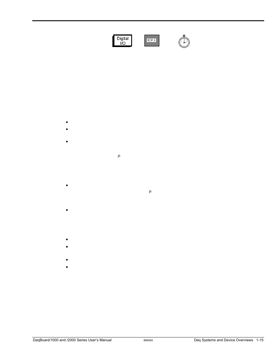 Daqboard/2002, Daqboard/2002…… 1-15 | Measurement Computing DaqBoard 1000 Series User Manual | Page 37 / 88