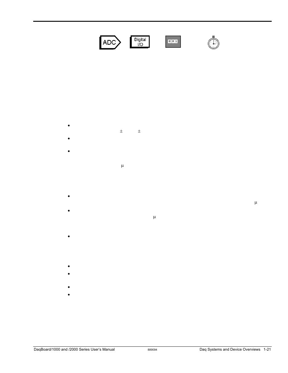 Daqboard/2005, Daqboard/2005…… 1-21 | Measurement Computing DaqBoard 1000 Series User Manual | Page 43 / 88