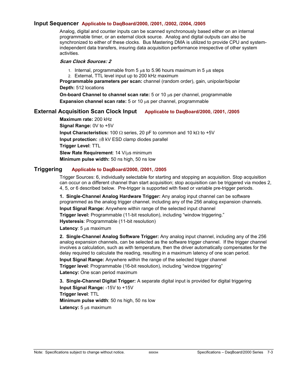 Measurement Computing DaqBoard 1000 Series User Manual | Page 81 / 88