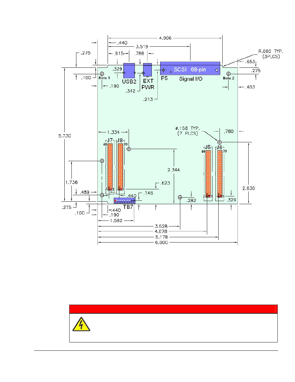 Warning | Measurement Computing DaqBoard 3000USB Series User Manual | Page 11 / 128