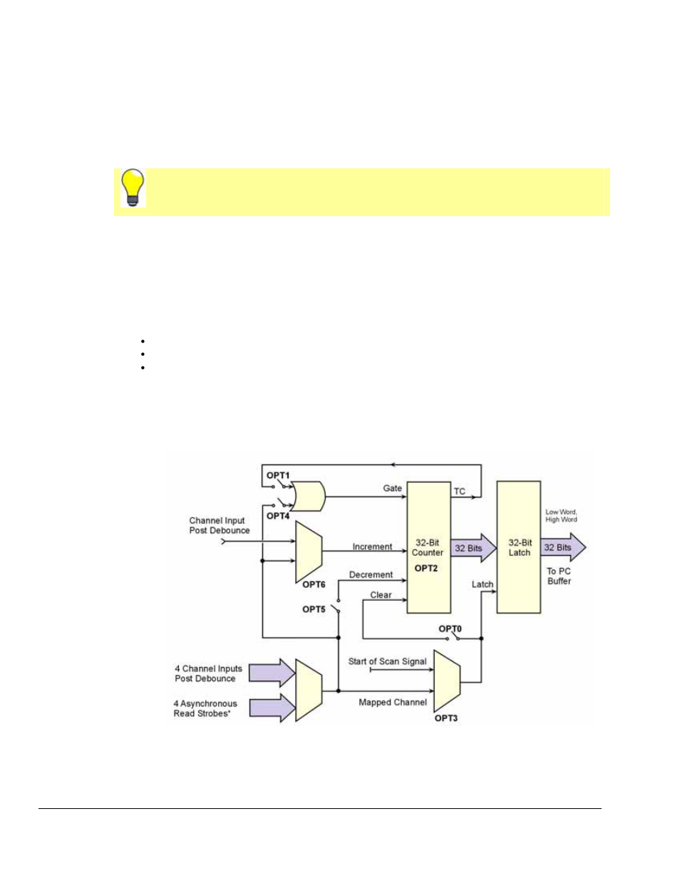 Encoder mode, Counter/totalize mode | Measurement Computing DaqBoard 3000USB Series User Manual | Page 68 / 128