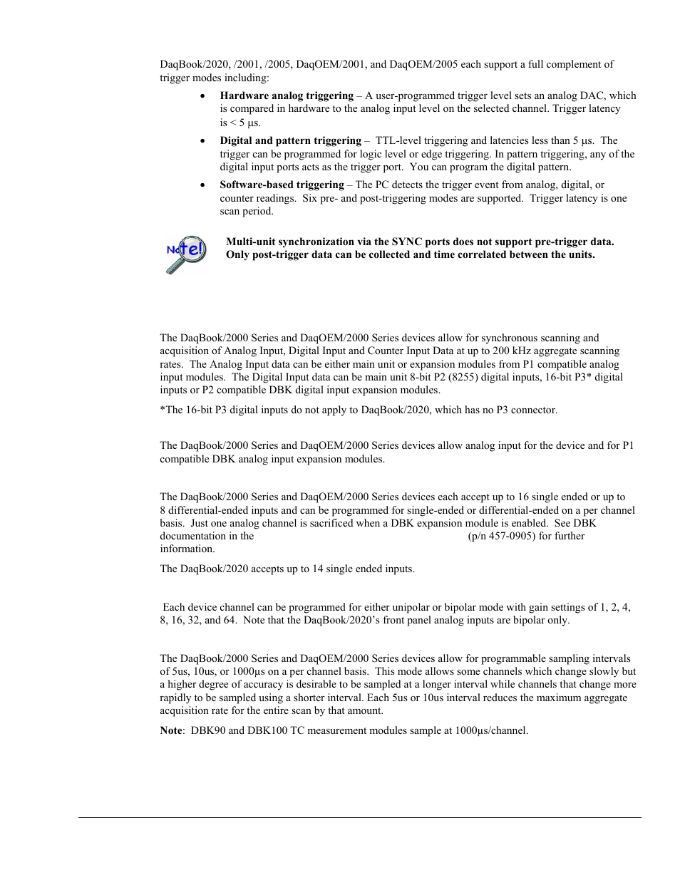 Measurement Computing DaqBook 2000 Series User Manual | Page 19 / 90