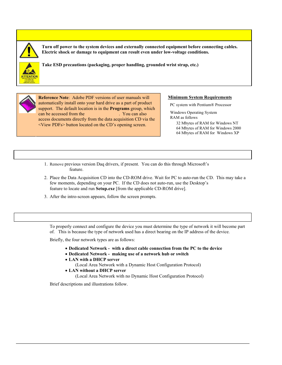 Step 1, Step 2 | Measurement Computing DaqBook 2000 Series User Manual | Page 44 / 90