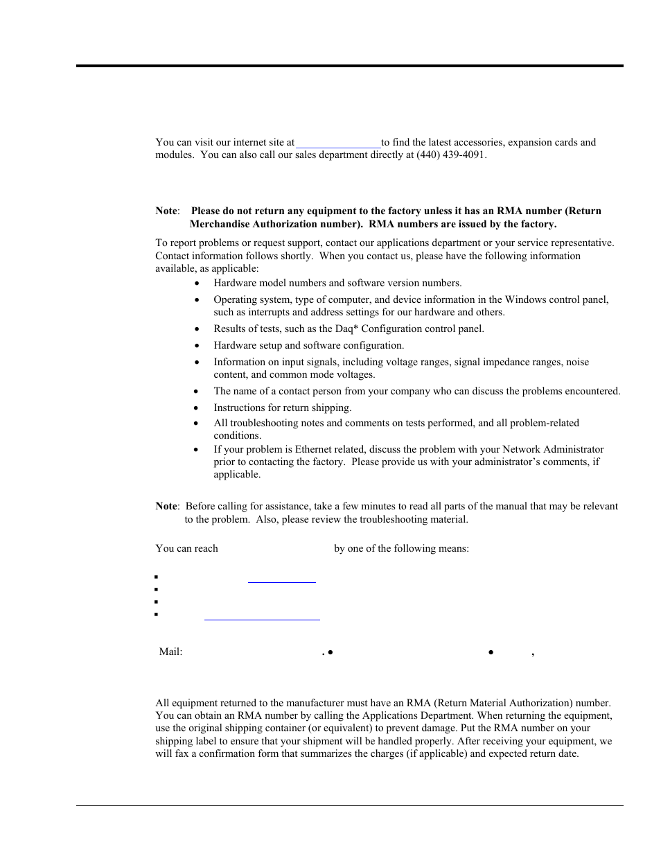 Customer support | Measurement Computing DaqBook 2000 Series User Manual | Page 77 / 90