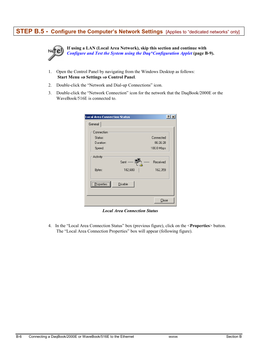 Step b.5 | Measurement Computing DaqBook 2000 Series Installation User Manual | Page 14 / 46
