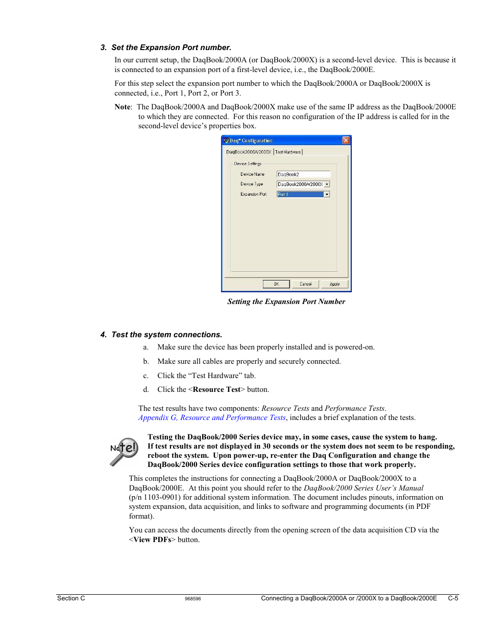 Measurement Computing DaqBook 2000 Series Installation User Manual | Page 25 / 46