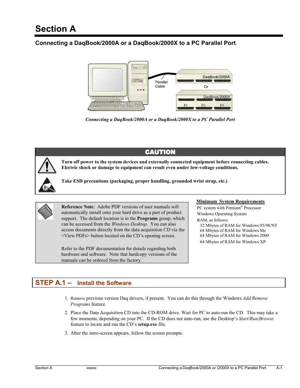 Step a.1 | Measurement Computing DaqBook 2000 Series Installation User Manual | Page 5 / 46