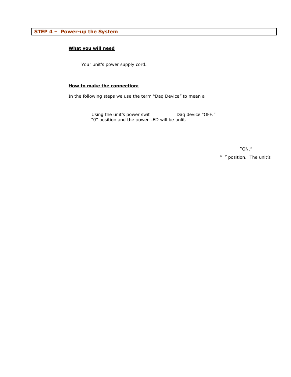 Step 4 – power-up the system | Measurement Computing DaqScan 2000 Series User Manual | Page 39 / 74
