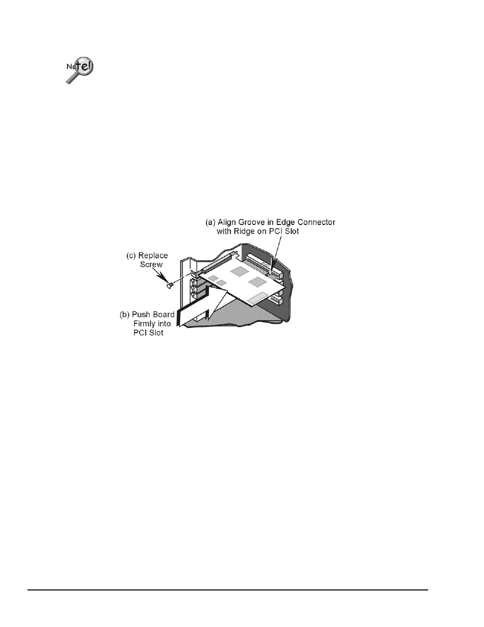 Install the daqtemp pci board with its ce orb | Measurement Computing DaqTemp User Manual | Page 34 / 48