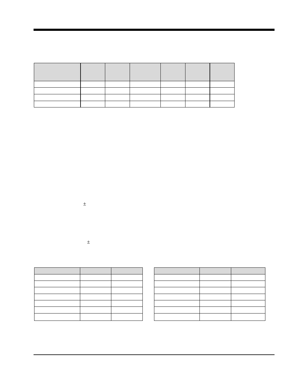 7 - specifications, Chapter 7, Specifications | 7 – specifications, Specifications 7 | Measurement Computing DaqTemp User Manual | Page 39 / 48
