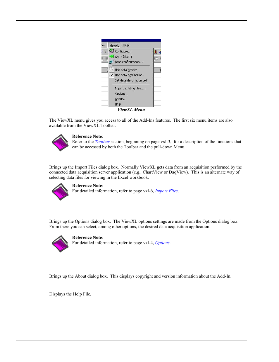 Menu | Measurement Computing DaqView User Manual | Page 76 / 86