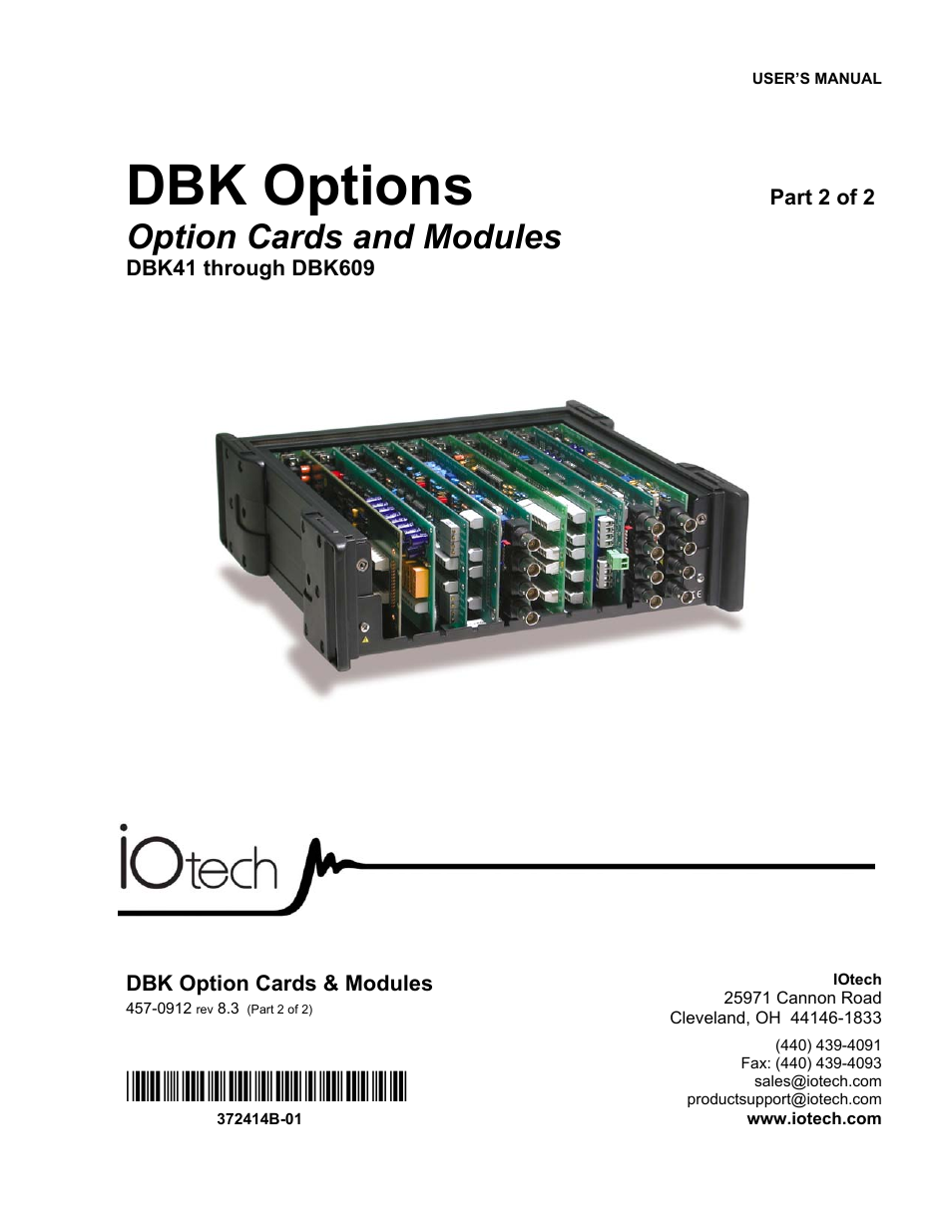 Measurement Computing DBK Part 2 User Manual | 306 pages