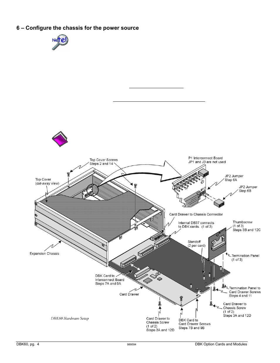 6 – configure the chassis for the power source | Measurement Computing DBK Part 2 User Manual | Page 126 / 306