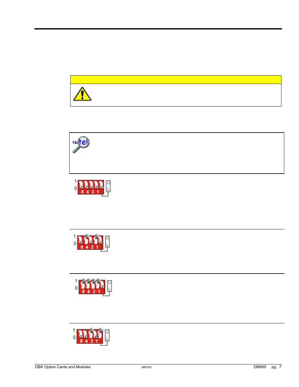 Configuring the dbk65 address | Measurement Computing DBK Part 2 User Manual | Page 135 / 306
