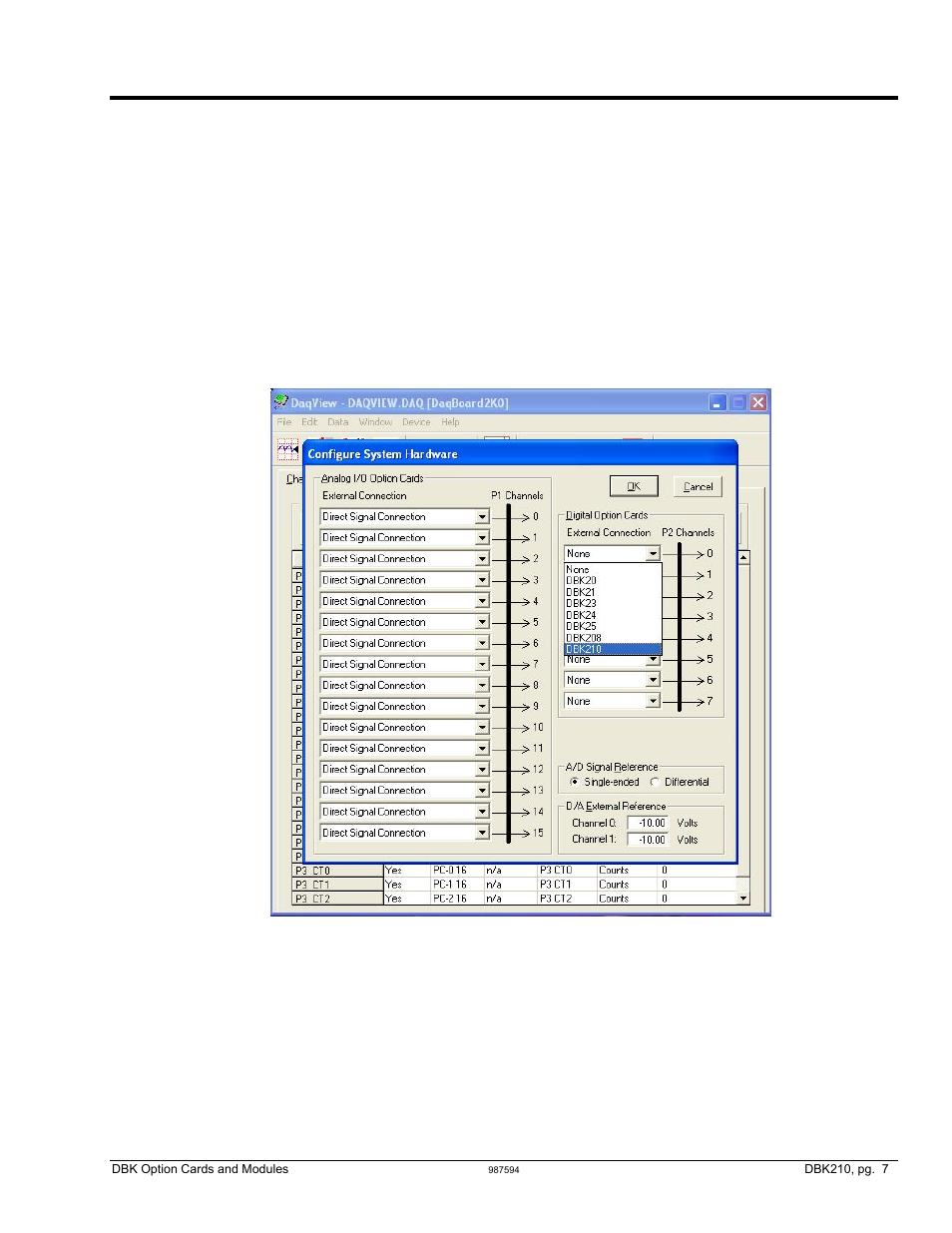 Software setup | Measurement Computing DBK Part 2 User Manual | Page 257 / 306