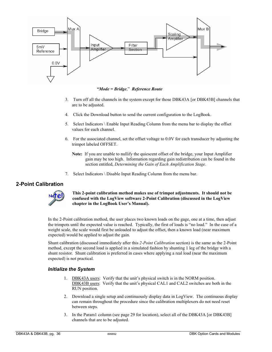 Point calibration | Measurement Computing DBK Part 2 User Manual | Page 56 / 306