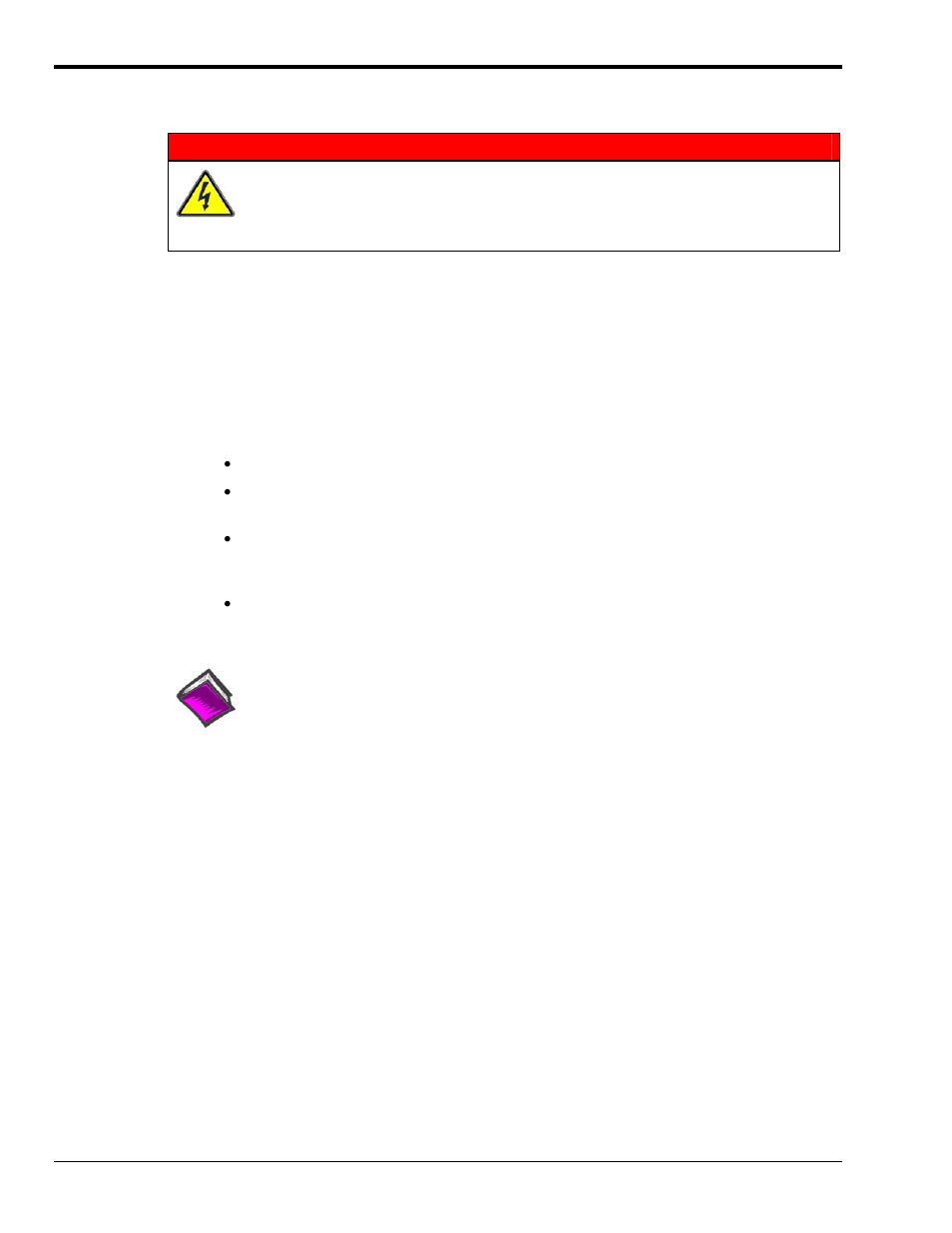 Safety concerns, Warning | Measurement Computing DBK Part 2 User Manual | Page 82 / 306