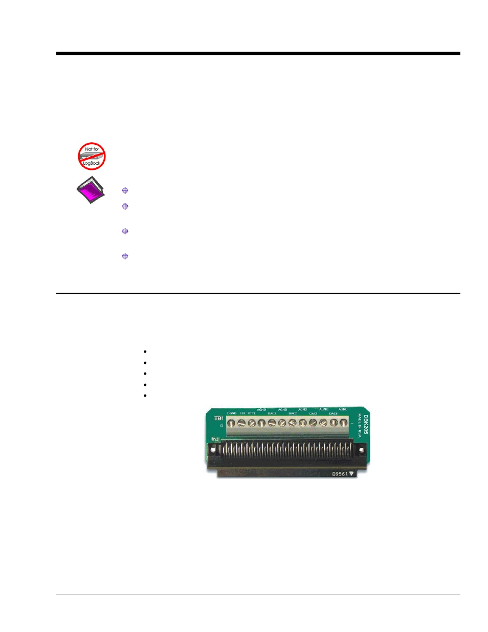 Measurement Computing DBK205 User Manual | 2 pages