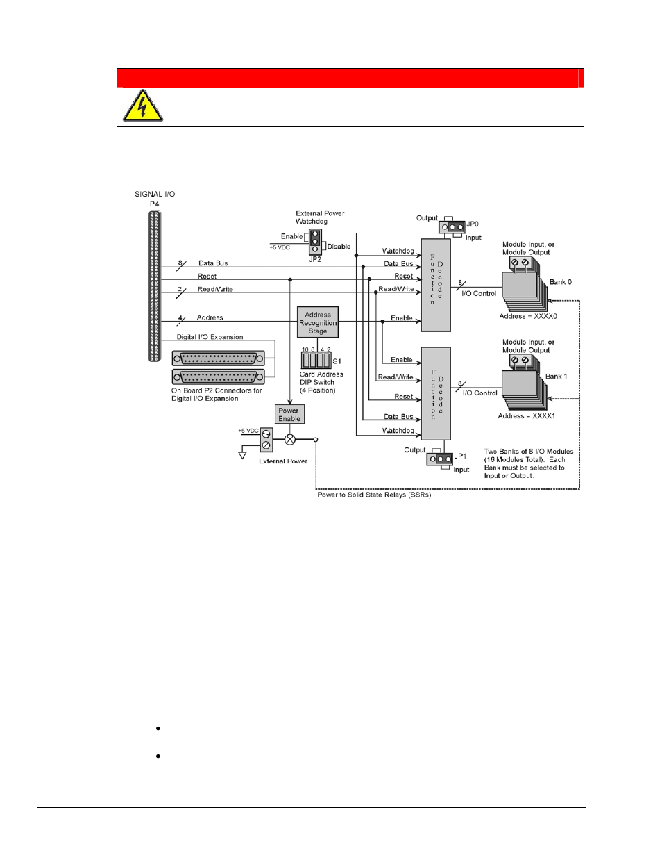 Warning | Measurement Computing DBK208 User Manual | Page 2 / 10